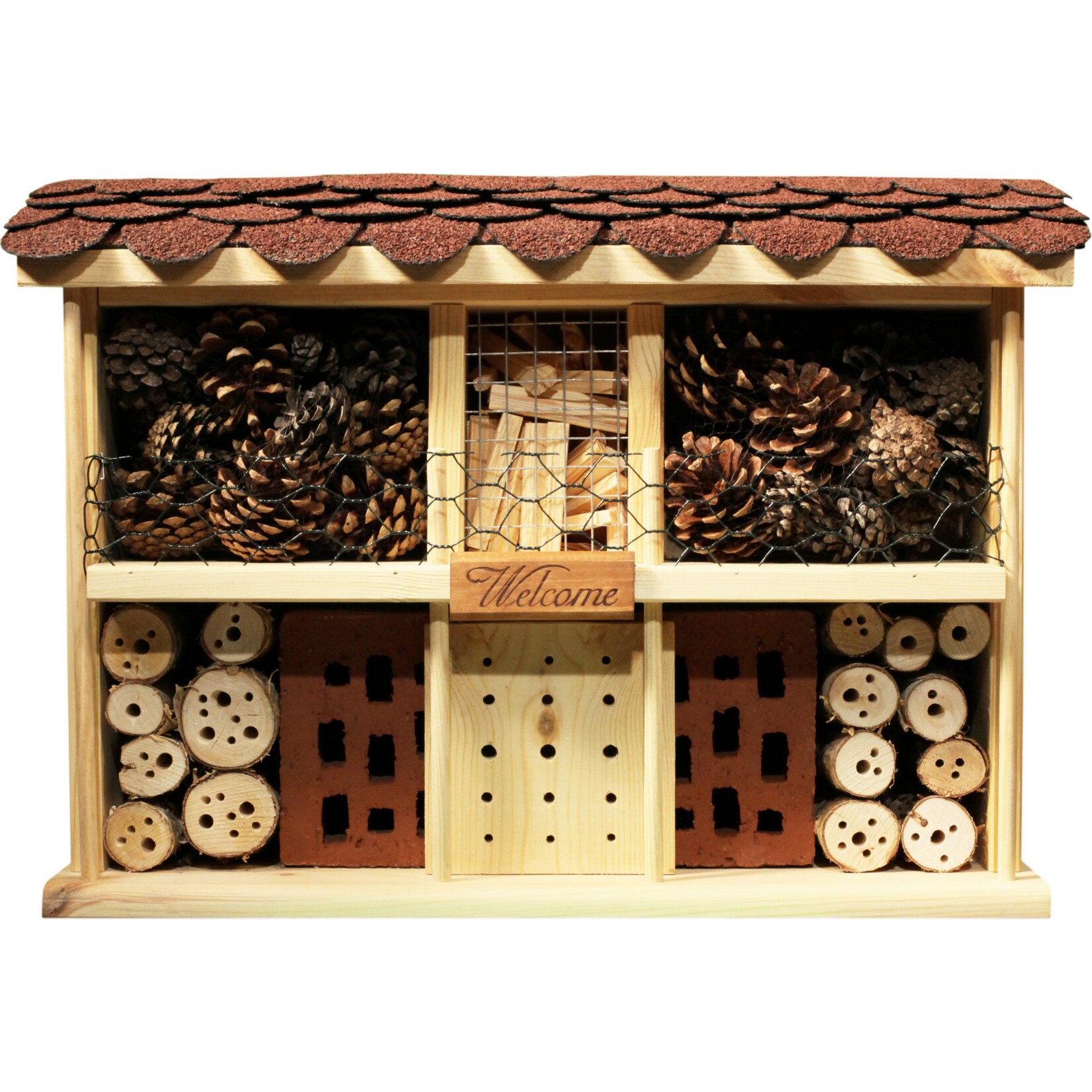 Dobar Landhaus Komfort Insektenhotel, inkl. Balkon und Terrasse