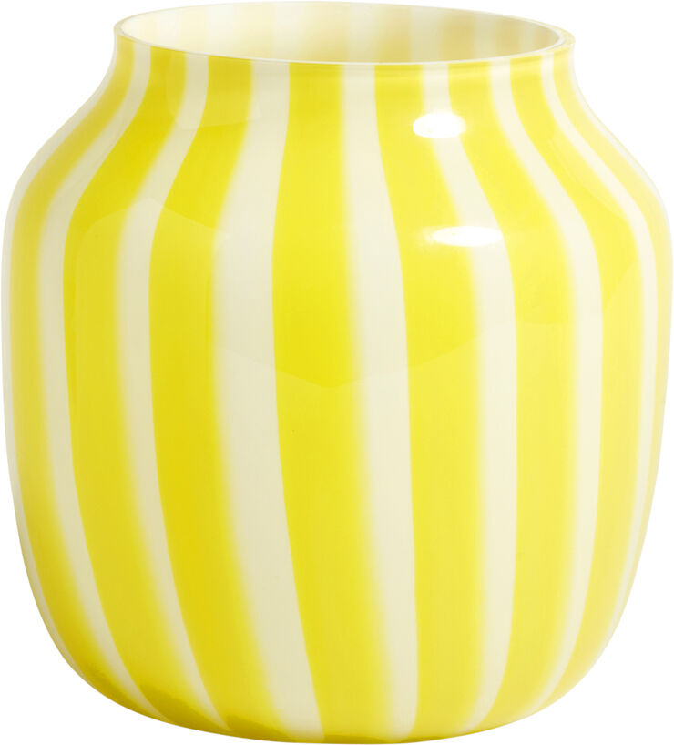Hay Juice Vase-Wide-Yellow Yellow