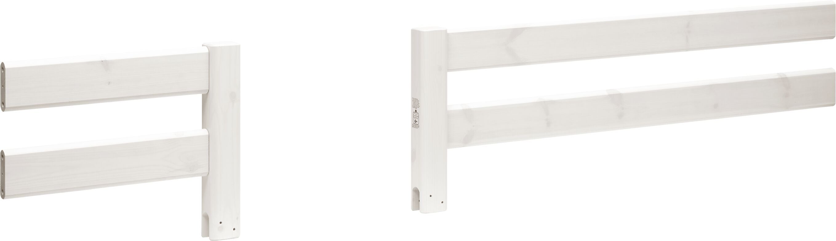 Flexa CLASSIC Absturzsicherung geteilt - White Wash / B: 197.0 cm
