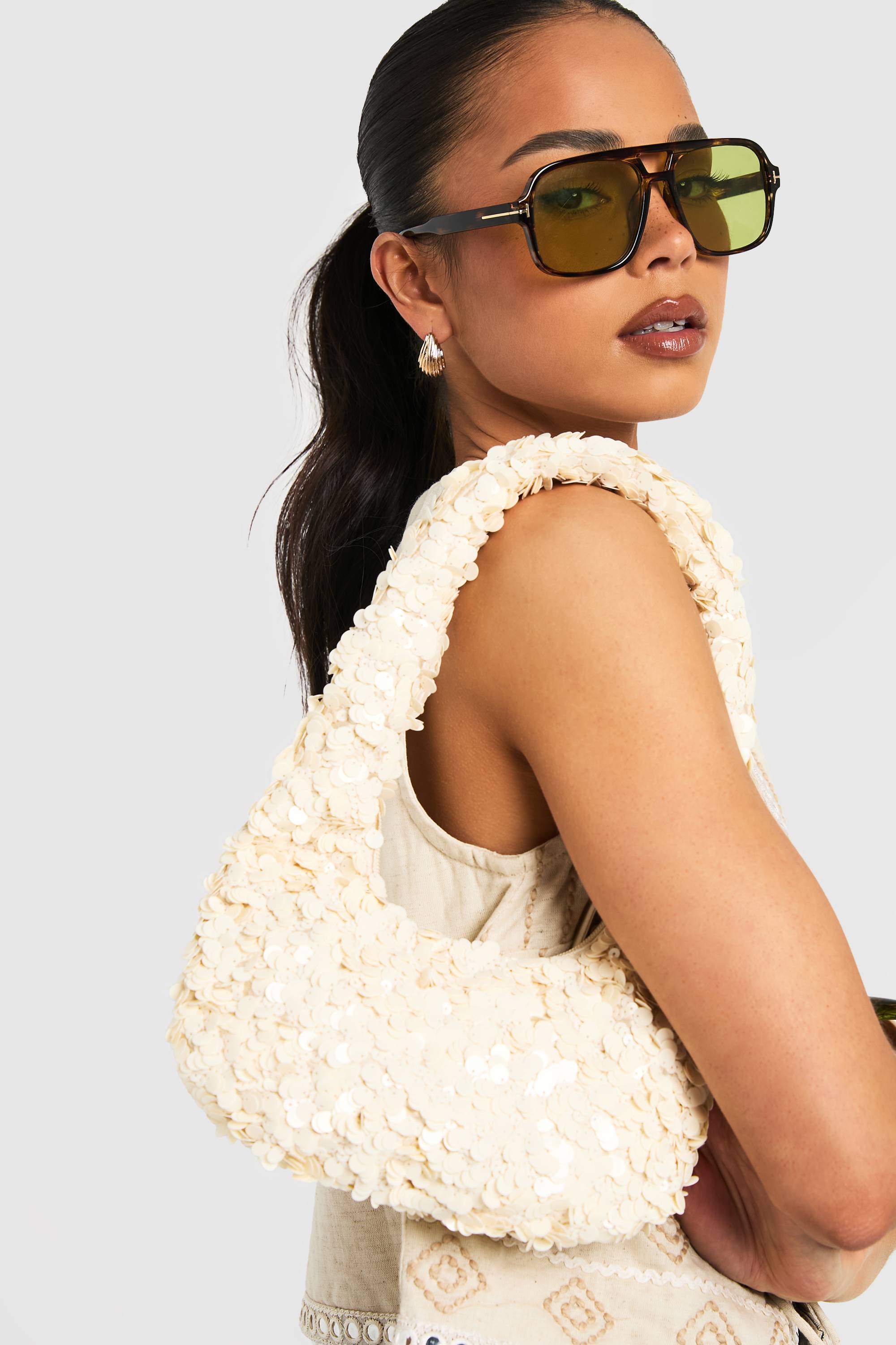 boohoo Sac à bandoulière orné de sequins