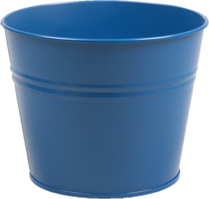 Zinc Collection bloempot Sanvi blauw 23 x 23 x 18 cm