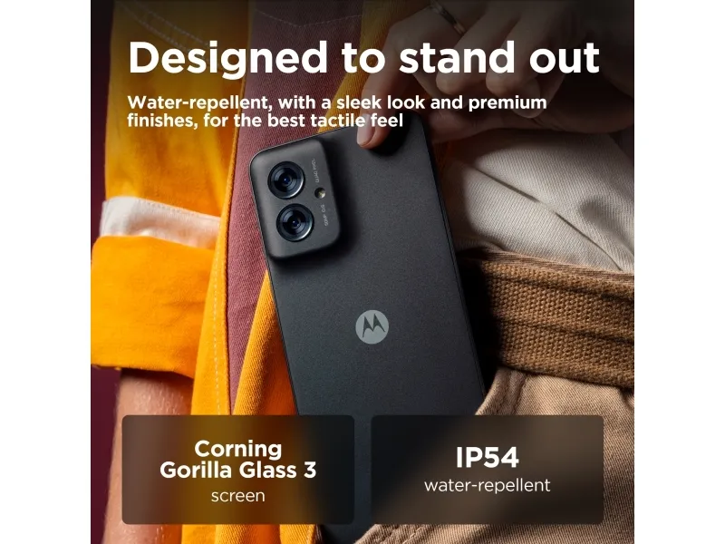 Motorola Moto G55 - 5G smartphone - dual-SIM - RAM 8 GB / Intern hukommelse 256 GB - microSD slot - LCD-skærm - 6.49