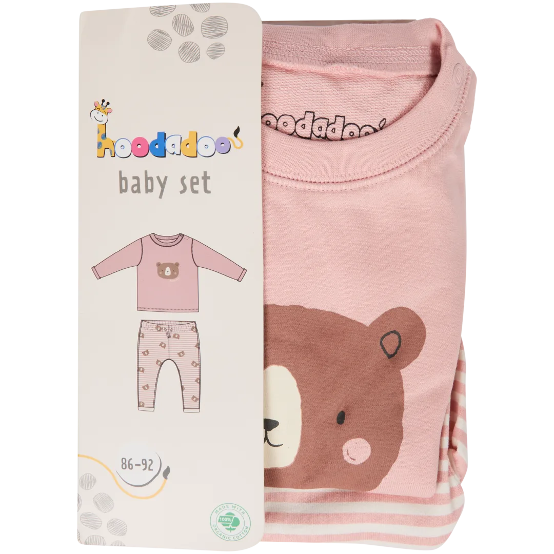 Ensemble jogging pour bébé en coton Hoodadoo