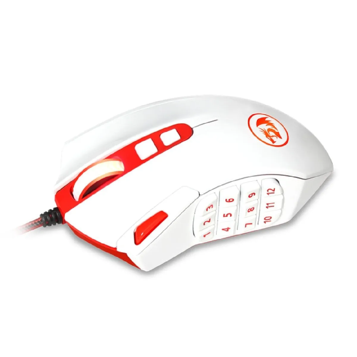 Universal Redragon M901 Gaming Mouse - Blanc