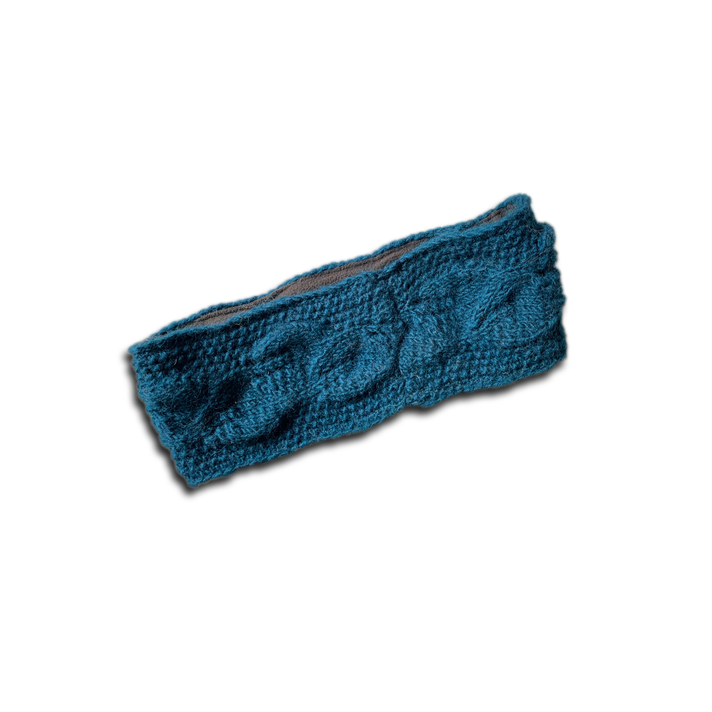 Stirnband aus Wolle, blau, H 9 cm, B 27 cm günstig bestellen