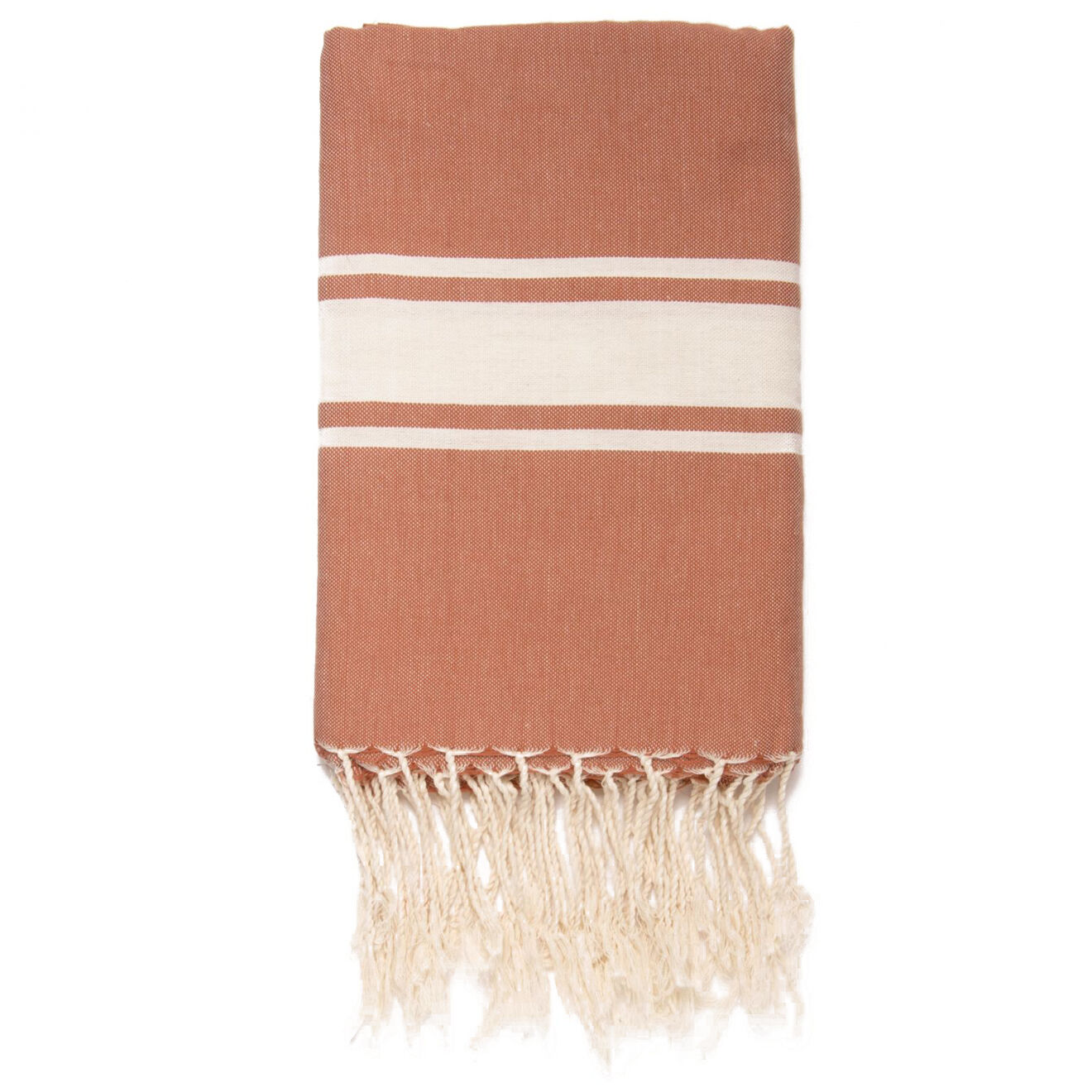 Febronie Fouta Traditionelle St Tropez terracotta - 100x200 cm