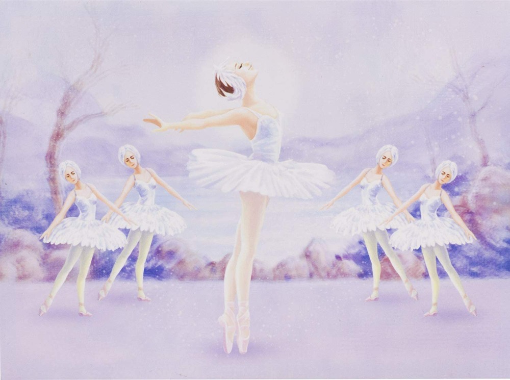 Coffret musical lac des cygnes