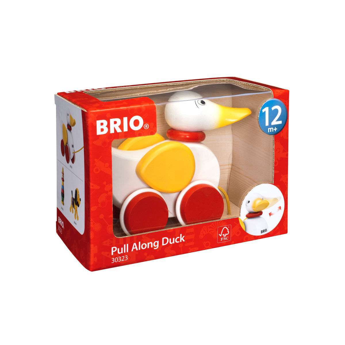 BRIO Spiel Nachziehente, weiß