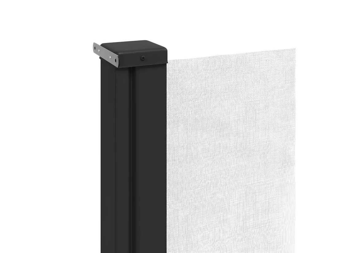 Auvent latéral rétractable blanc 220x600 cm
