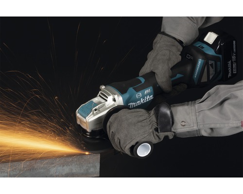 Makita DGA519Z accu haakse slijper met X-LOCK snelwisselsysteem, zonder accu en lader