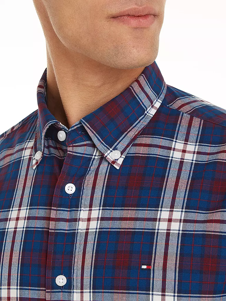 TOMMY HILFIGER Hemd Regular Fit blau