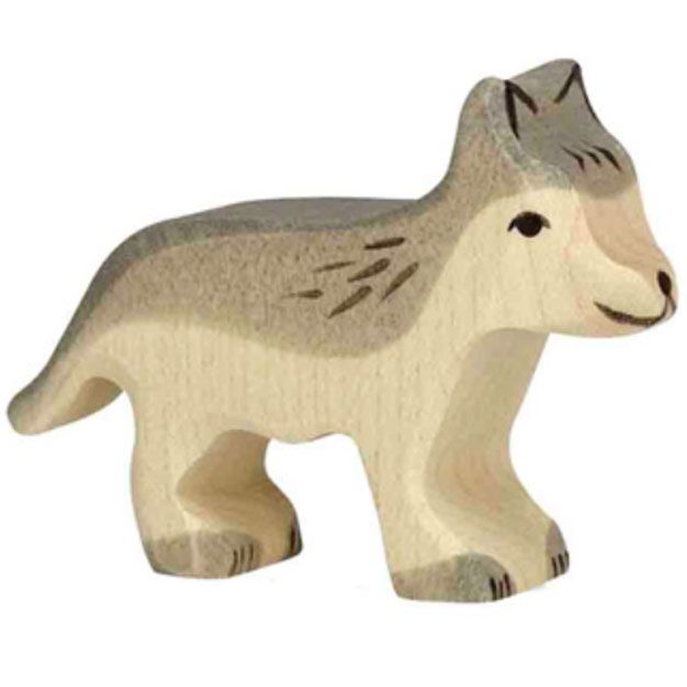Holztiger wolfje 7 cm