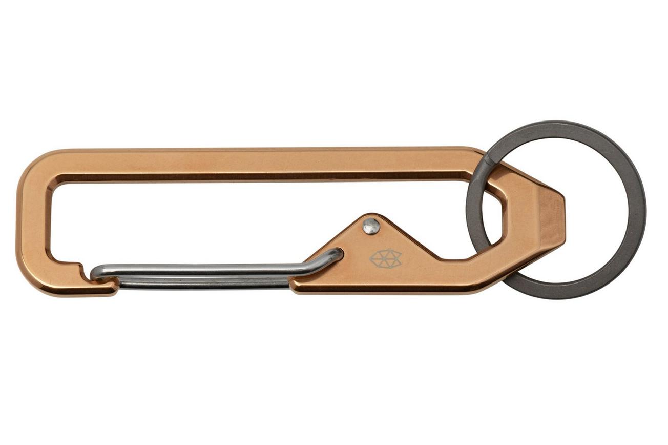 The James Brand Holcombe Rose Gold, Stainless, karabijnhaak