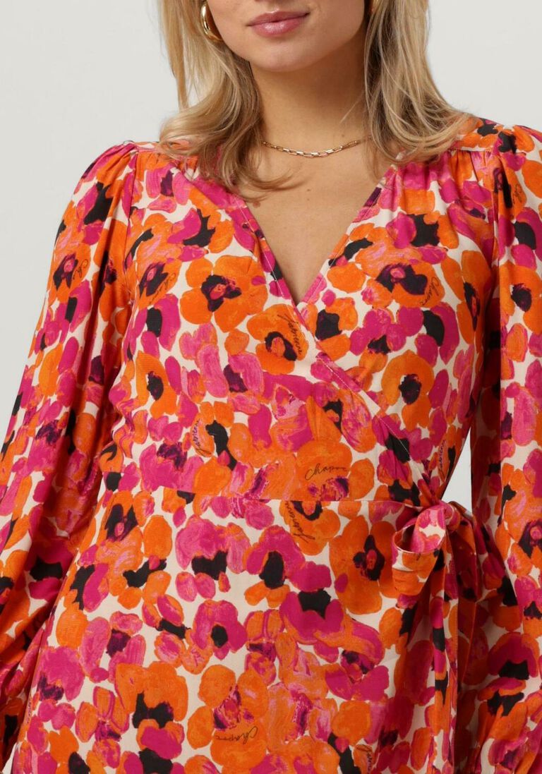 FABIENNE CHAPOT roze fabienne chapot midi jurk nia dress