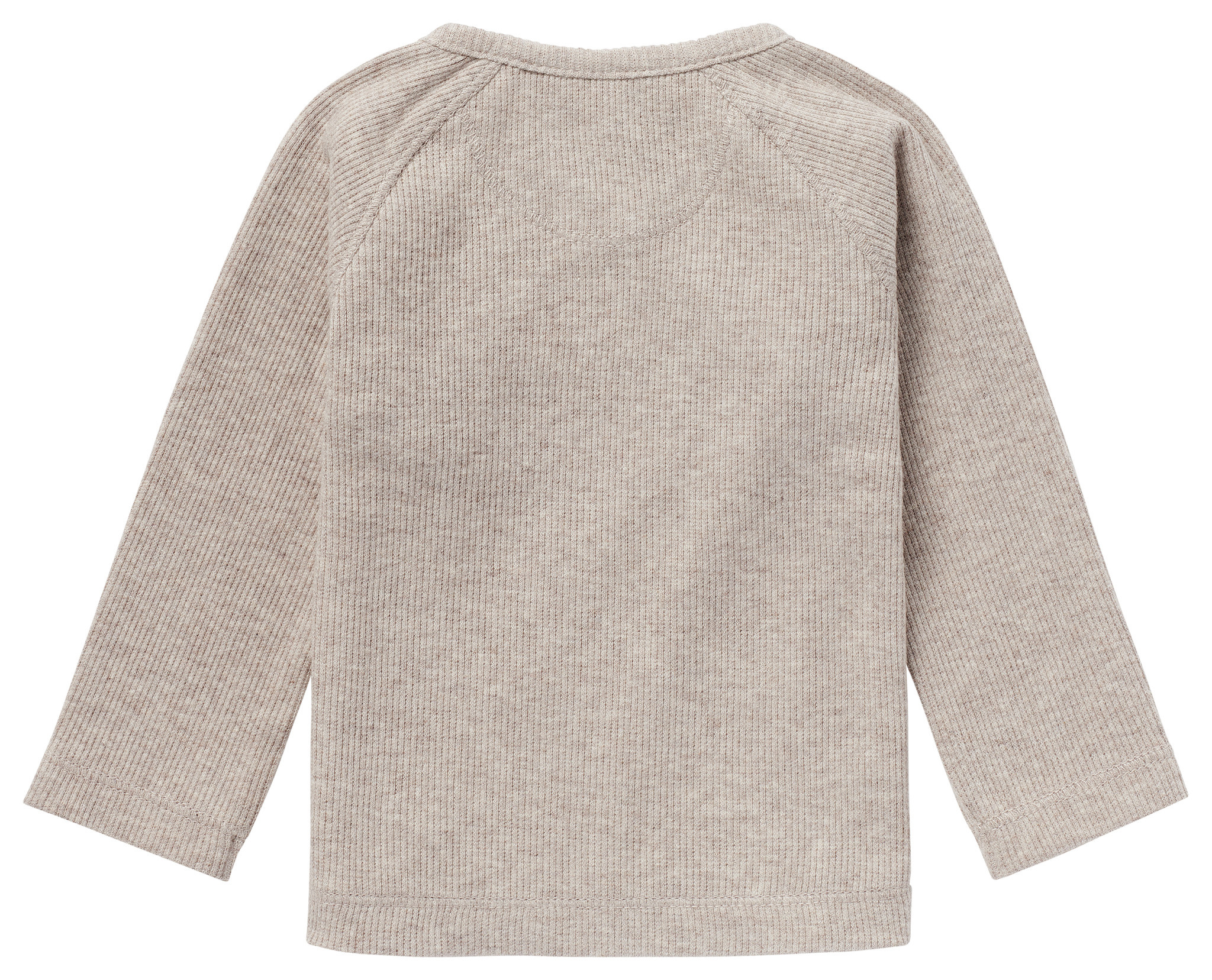 Noppies Noppies overslagshirt rib Nanyuki taupe mel