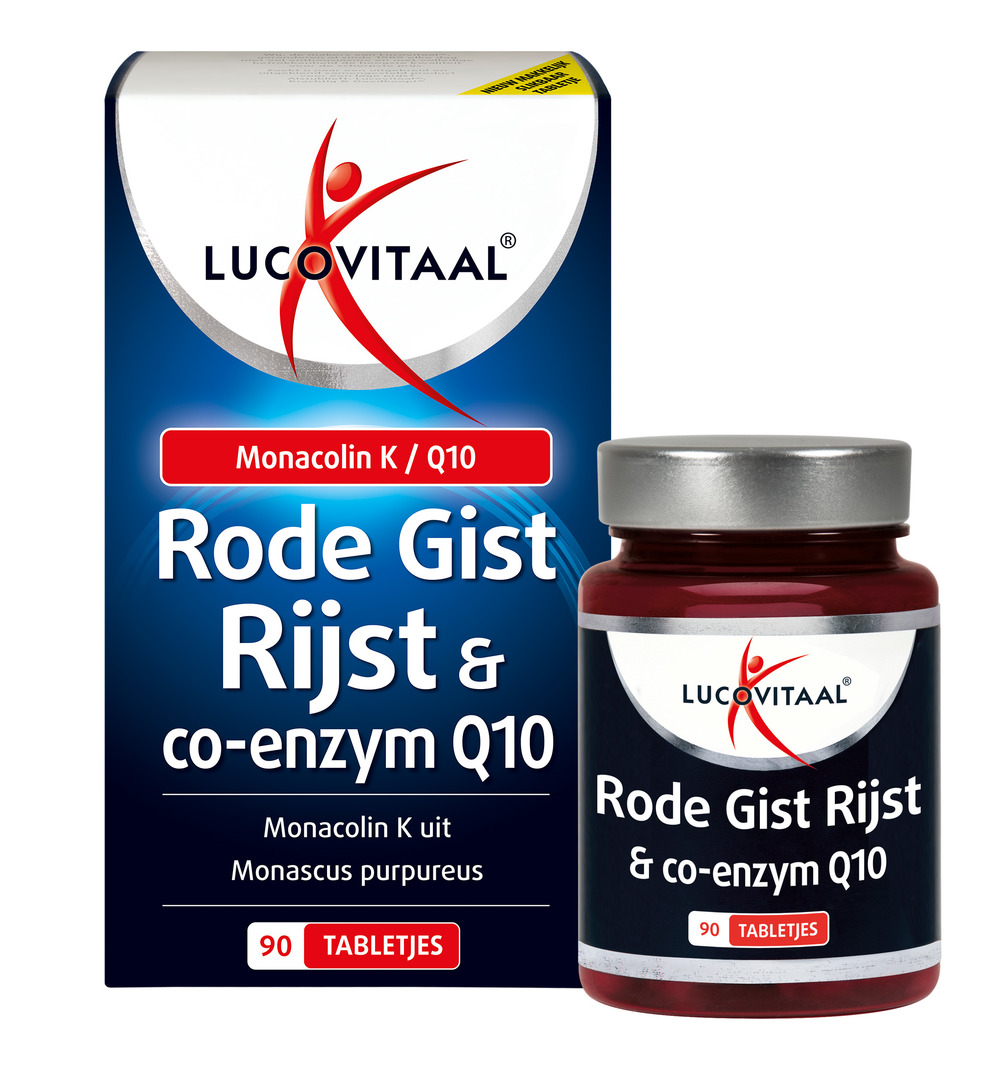 Lucovitaal Rode Gist RIjst & Co-Enzym Q10 (90 tabletjes)