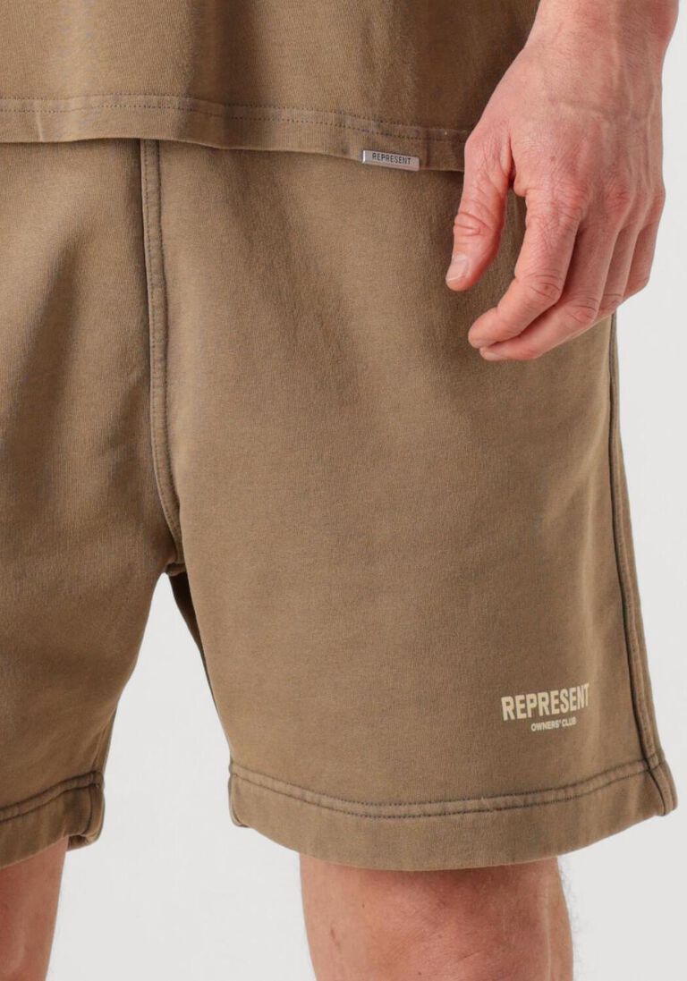 khaki represent korte broek represent owners club short