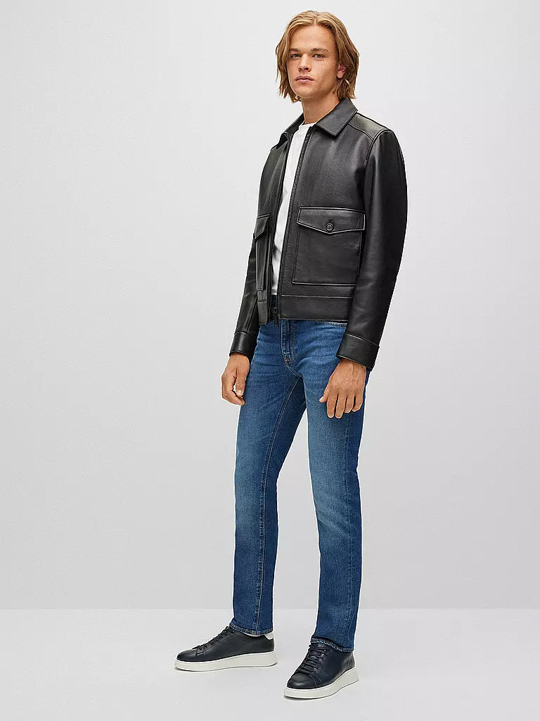 BOSS Jeans Straight Fit MAINE dunkelblau