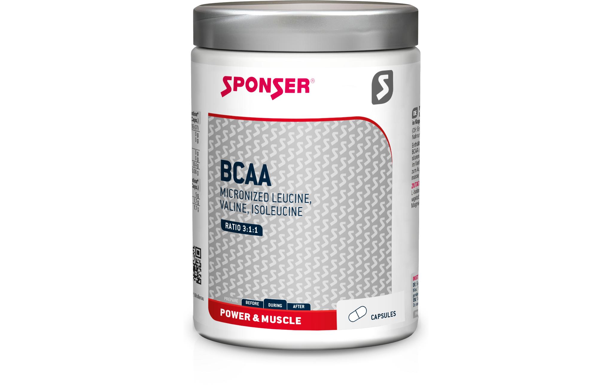 Kapseln BCAA 248 gNahrungsergänzung, Dose mit 350 Stk./248 g