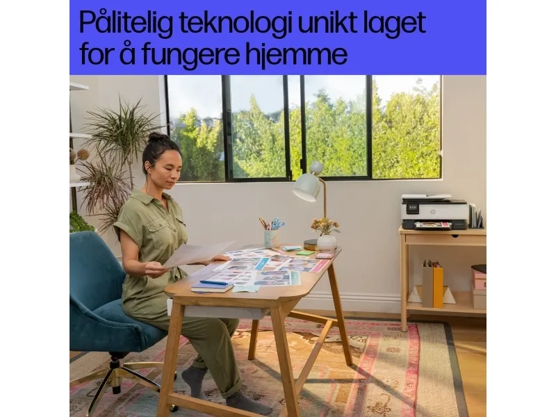HP Officejet Pro 8125e All-in-One - Multifunktionsprinter - farve - blækprinter - Legal (216 x 356 mm) (original) - A4/Legal (medie) - op til 12 spm (kopiering) - op til 20 spm (udskriver) - 225 ark - USB 2.0, Wi-Fi(ac), LAN - mørk surf blå