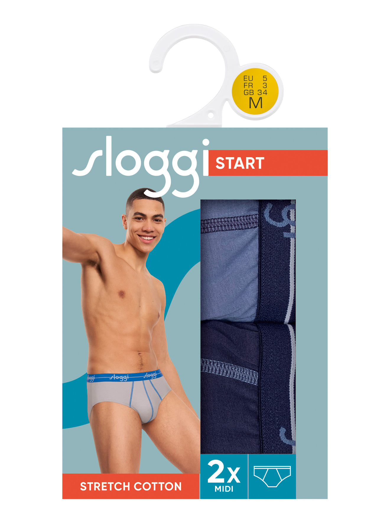 Lot de 2 slips midi Start
