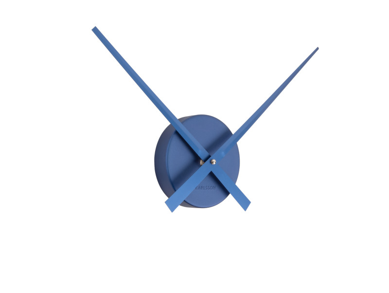 Wall Clock Little Big Time Mini Metallic KA4348DB Metallic dark blue