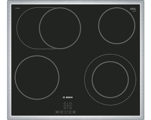 Bosch ovenset met keramische kookplaat en roestvrijstalen frame HBA537BS0 PKN645BA1E 71 l bruikbare inhoud