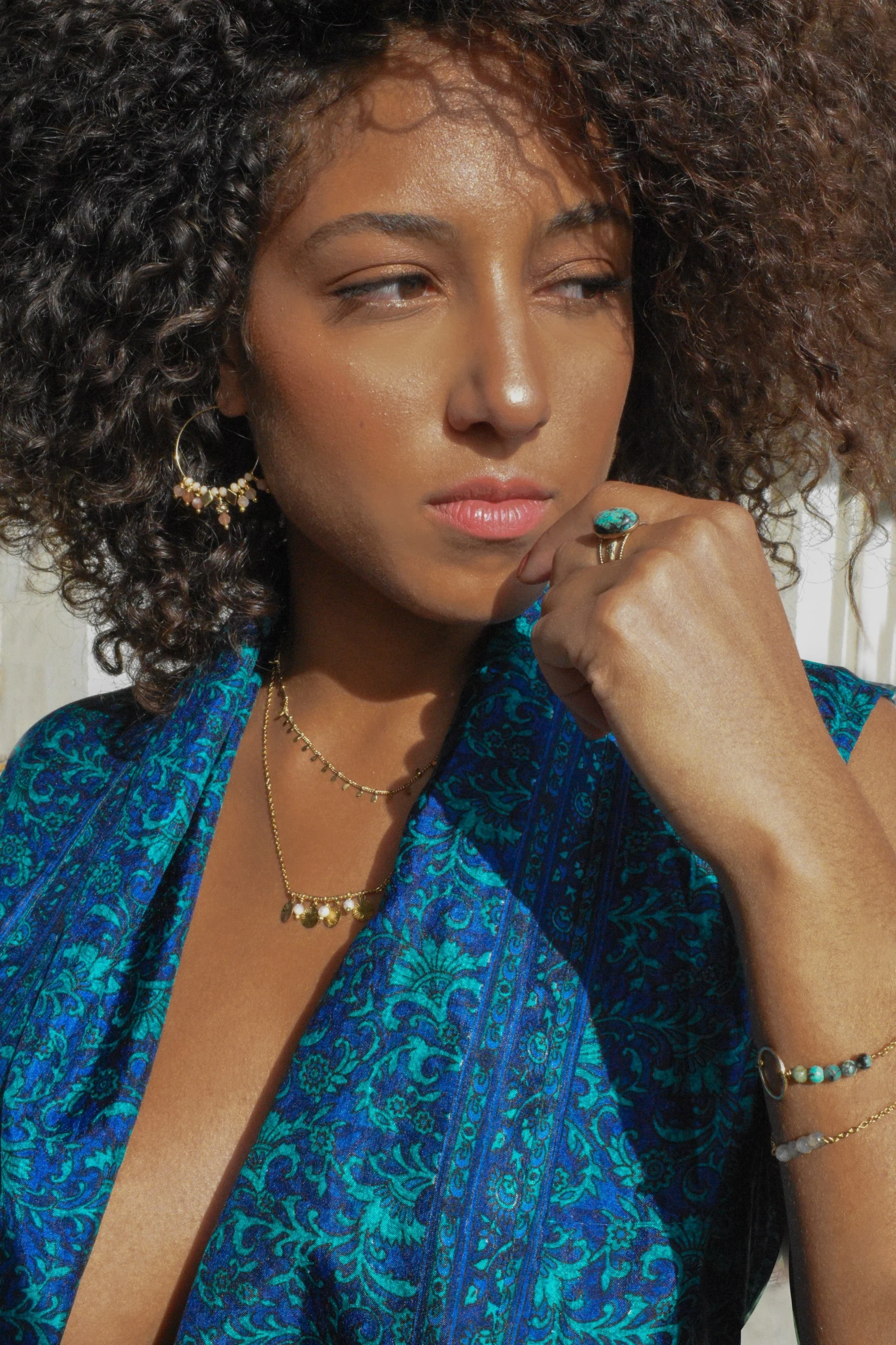 NOORIAH - Collier chaine | Bleu