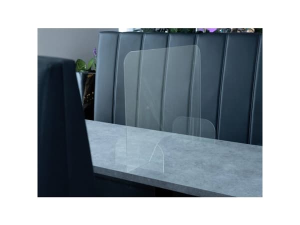 Eurolite 80703007 Mobil beskyttelsesvæg Akryl (L x B x H) 800 x 300 x 600 mm