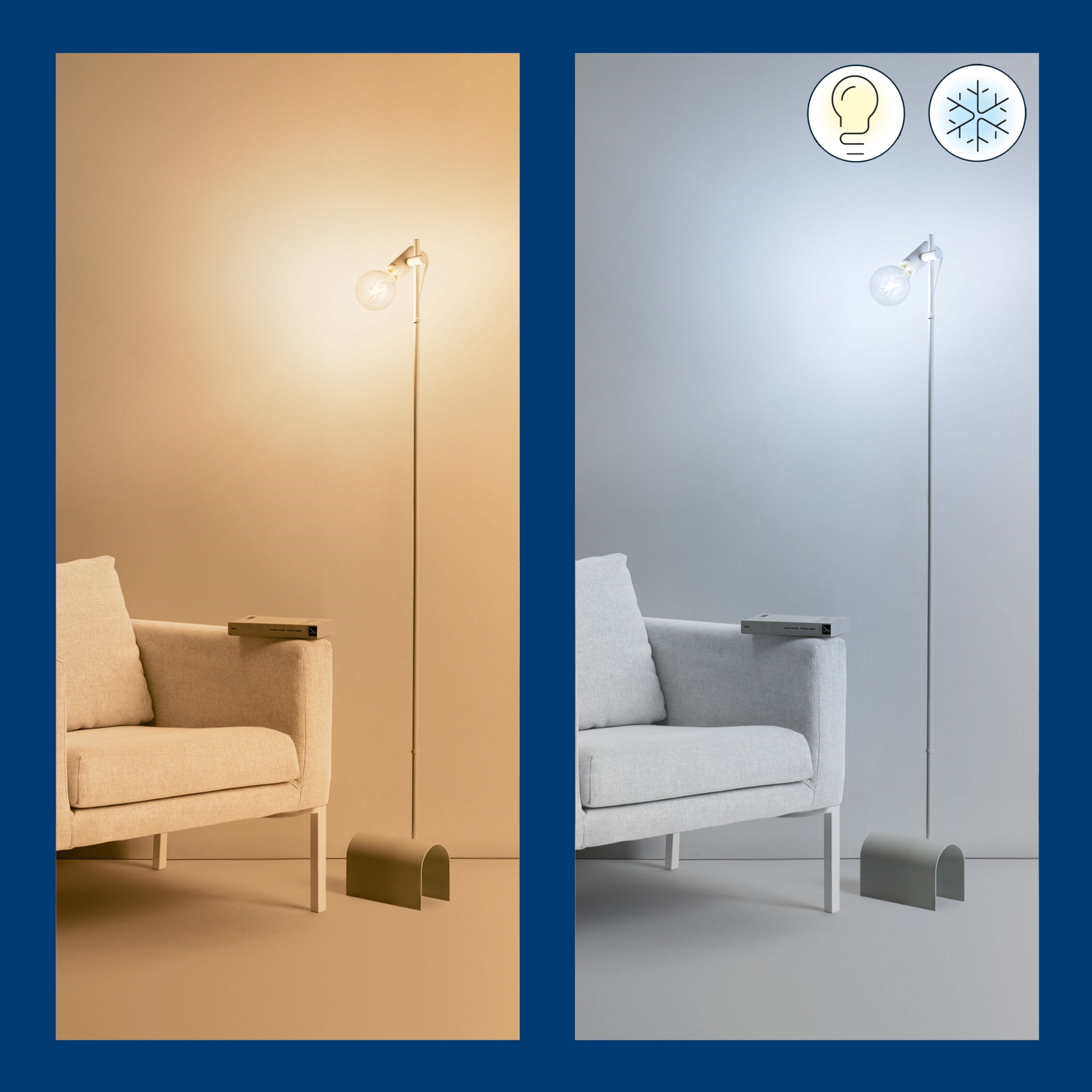 WiZ Clear Filament G95 Smart LED-pære E27 806 lm