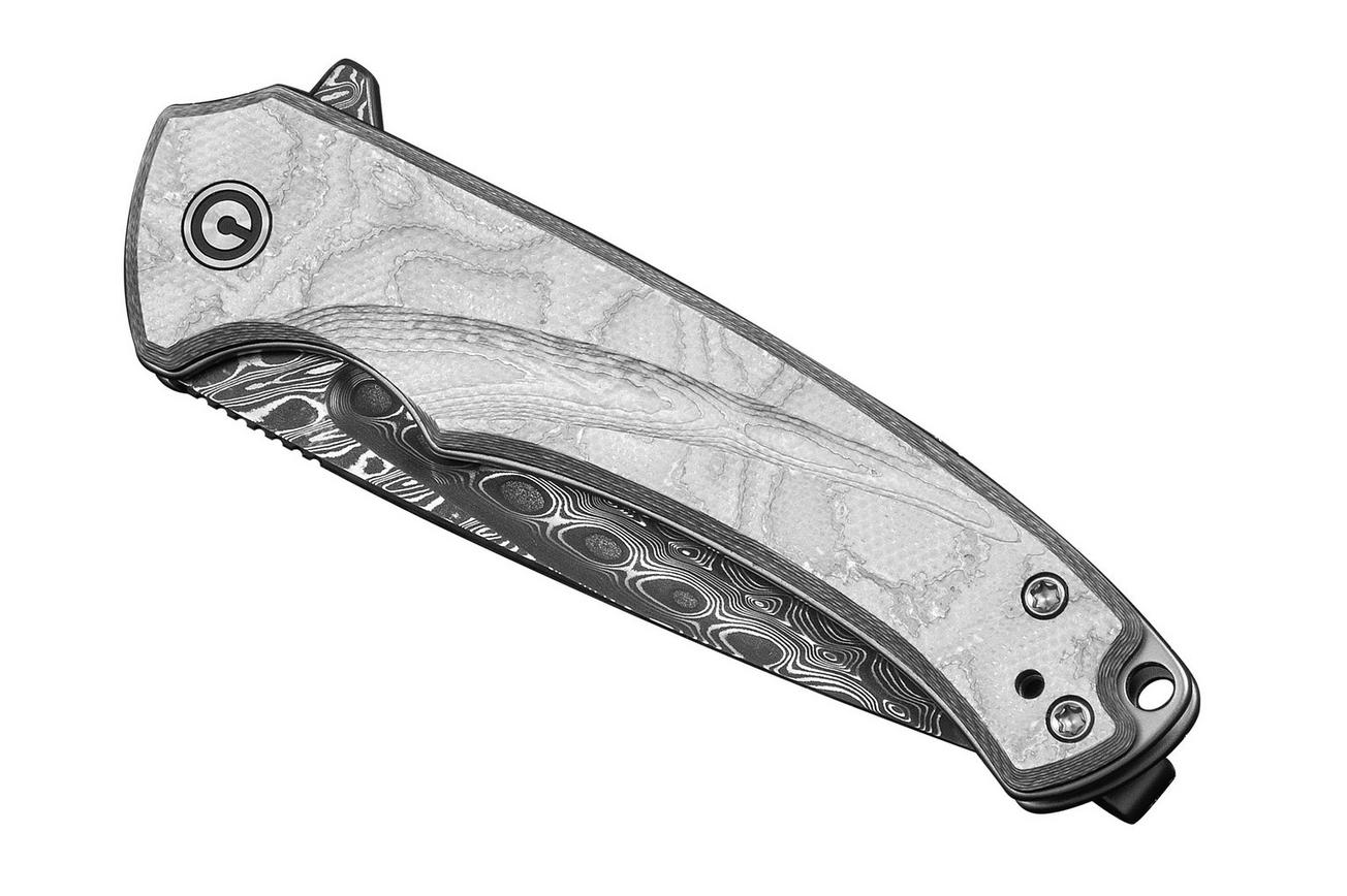 Civivi Voidflare C24040-DS1 Damascus, G10 Aluminium Foil, zakmes
