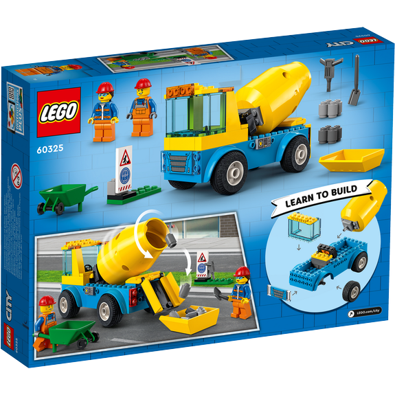 Le camion Bétonnière LEGO City 60325