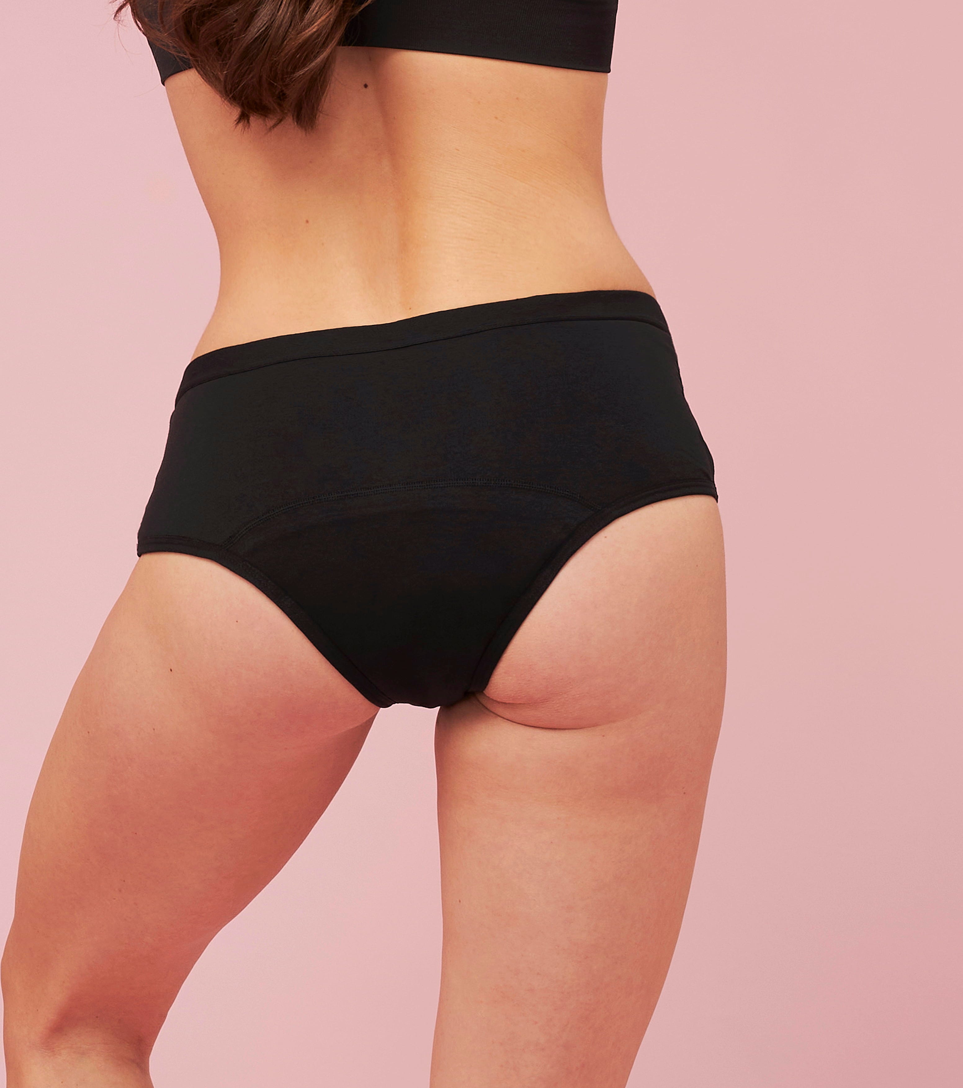 The Female Company  Hipster Cotton Black, S