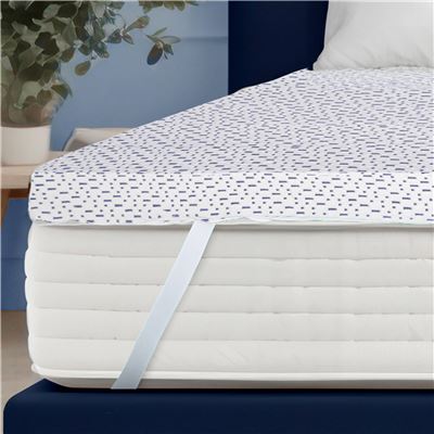 Surmatelas ergonomique à mémoire de forme - Housse Lyocell thermorégulatrice