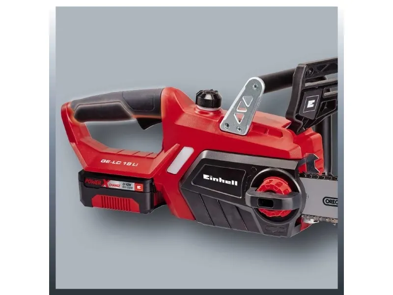 Einhell GE-LC 18/25-1 Li Kit, 25 cm, 23 cm, 4,5 m/s, Sort, Rød, Batteri, 3000 At