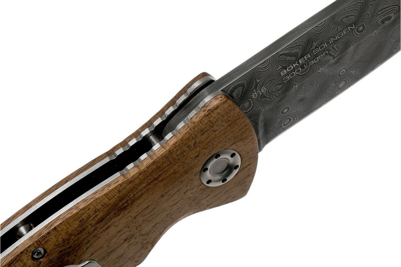 Böker Tirpitz Damast Wood 42 Limited Edition 110197DAM zakmes