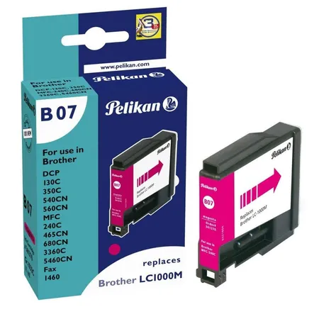 Pelikan Druckerpatrone B07 ersetzt Brother LC1000, magenta, 10ml