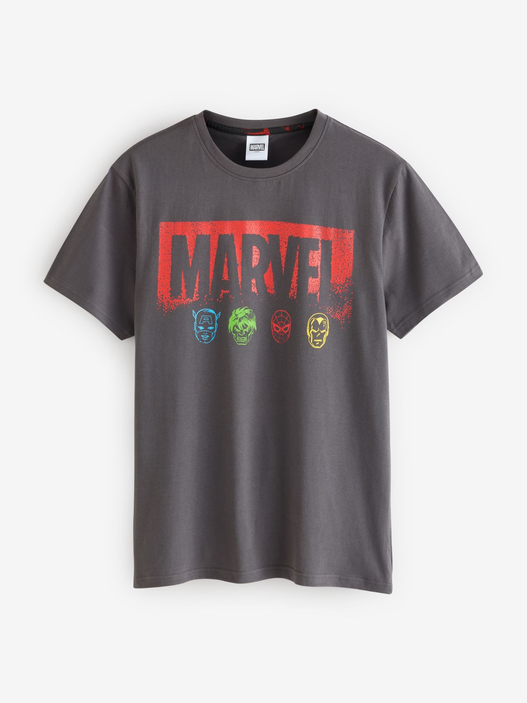 Vanilla Underground Marvel Avengers 100% Cotton Short Sleeve Long Leg Pyjamas Set