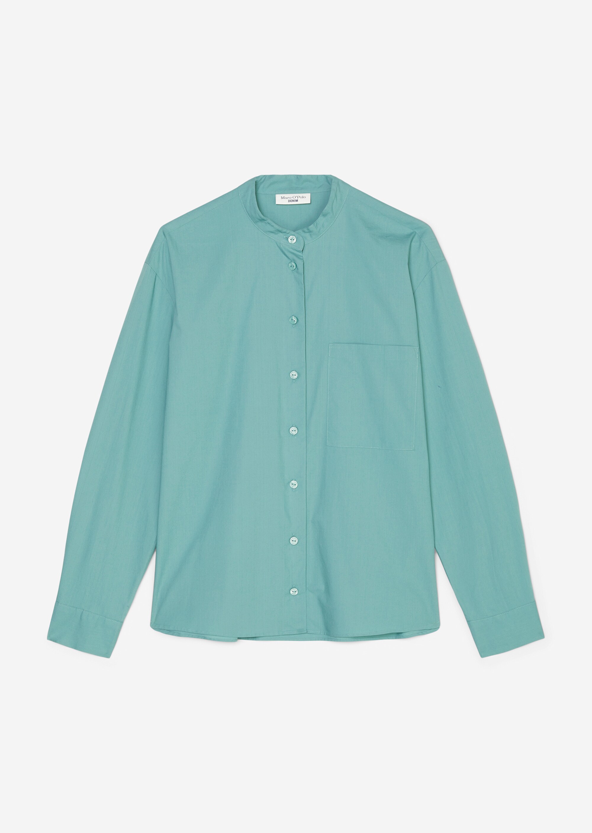 Langarm-Blusenshirt loose aus Organic Cotton