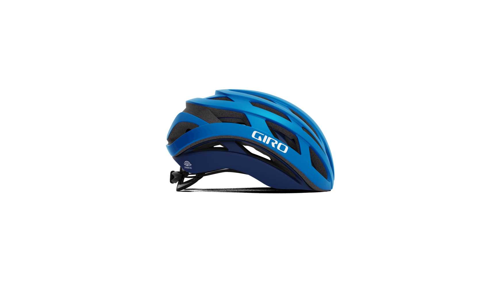 Giro Helios Spherical Race Fietshelm Mat Blauw