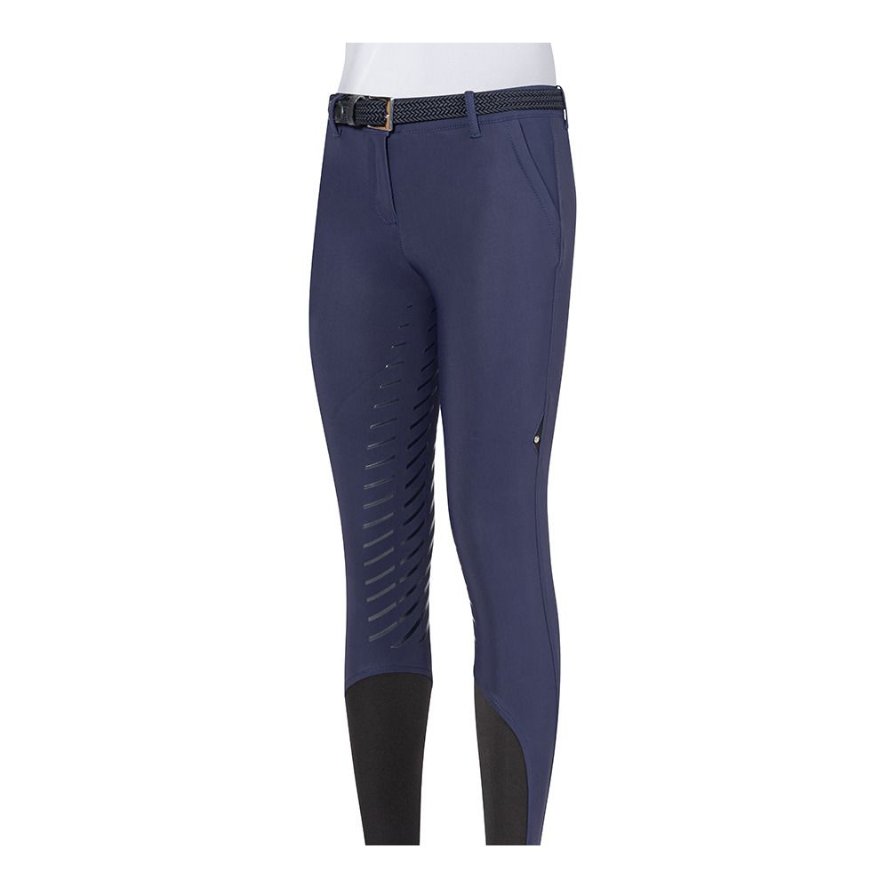 Equiline CULIF - Pantalon fond de peau siliconé Femme cobalt