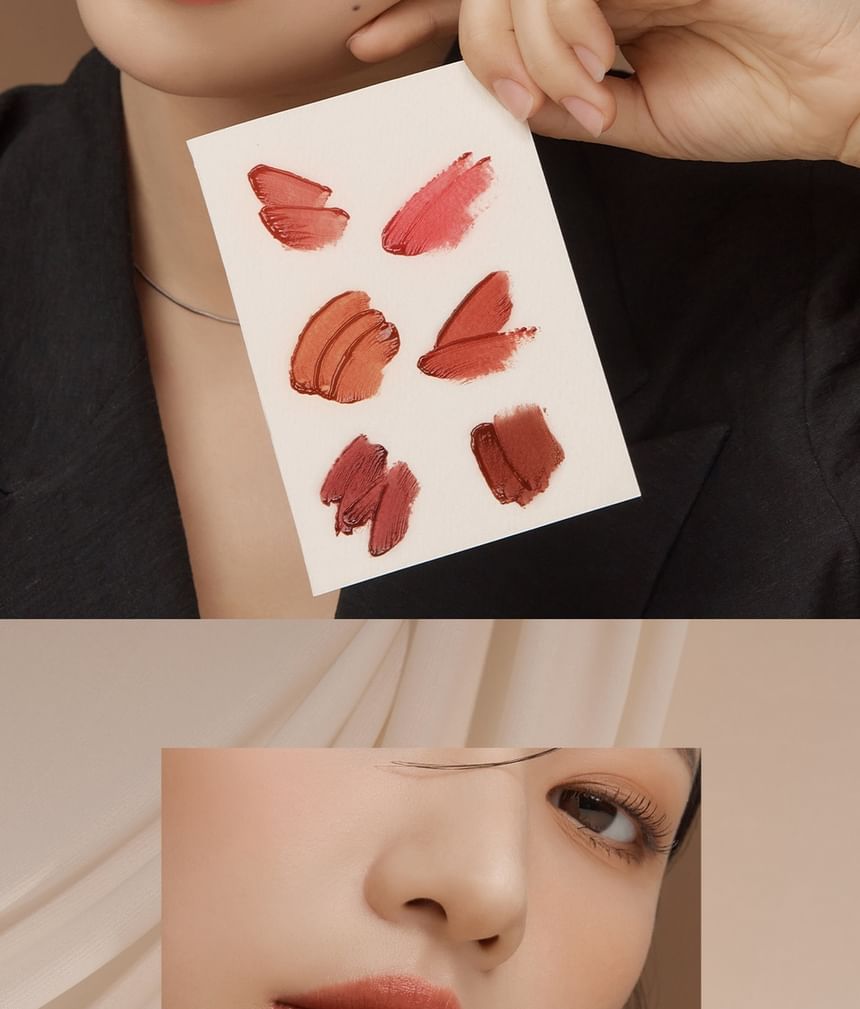 BLACK ROUGE - Dubbele laag over fluwelen tint - 6 kleuren