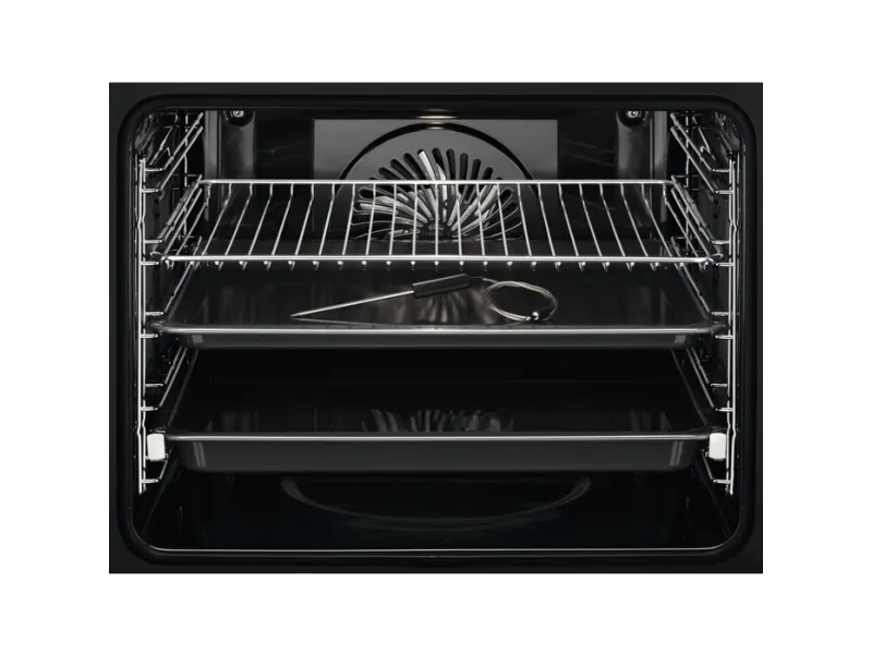 AEG 6000 SteamBake BPK556260B - Ovn - med dampfunktion - til indbygning - niche - bredde: 56 cm - dybde: 55 cm - højde: 59 cm - med selv-rengøring - Klasse A  - sort