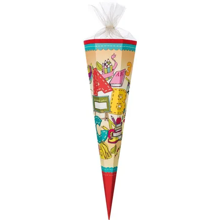 Nestler Schultüte Schulanfang, 6-eckig, 85cm