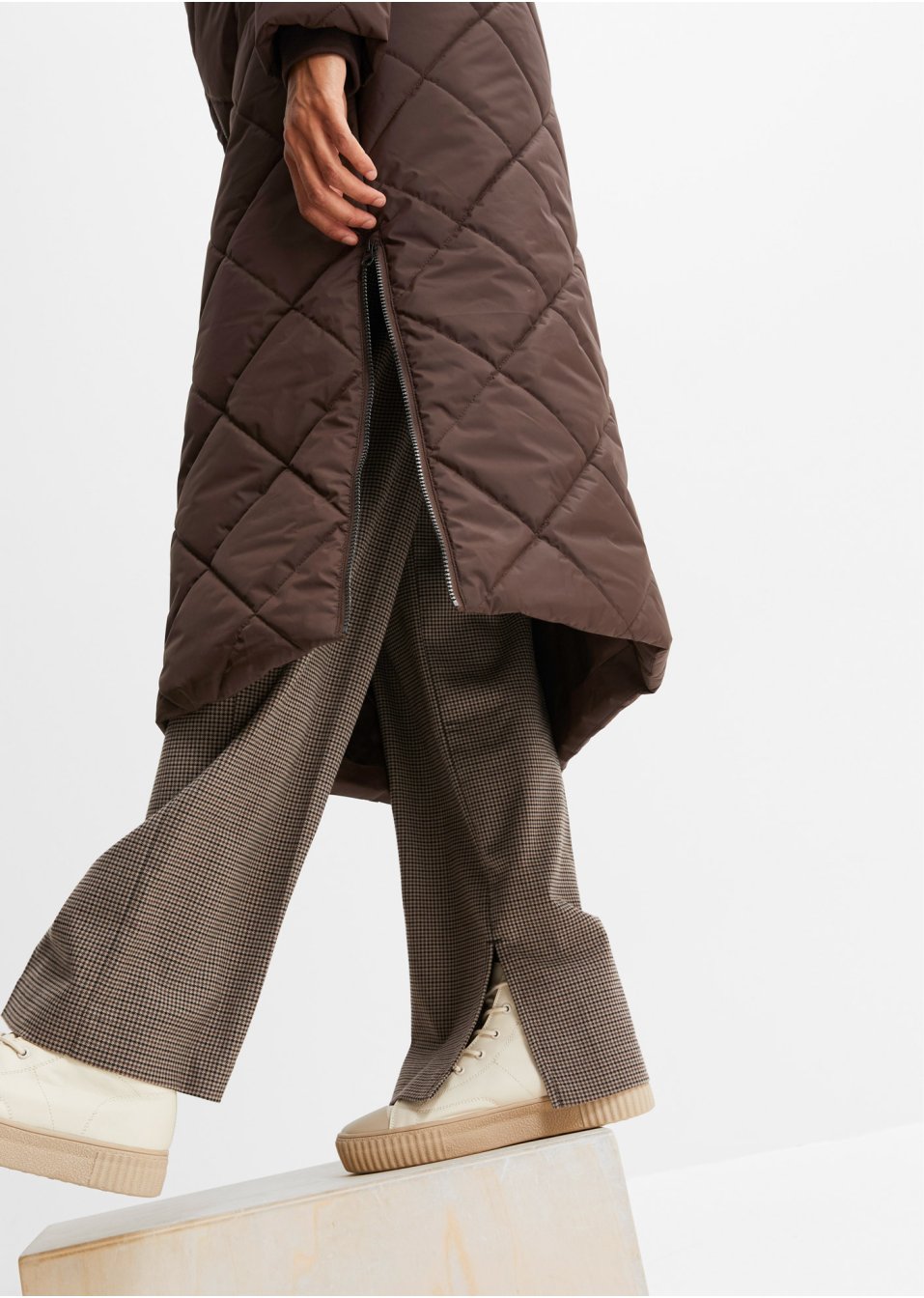 Manteau matelassé et rembourré à capuche