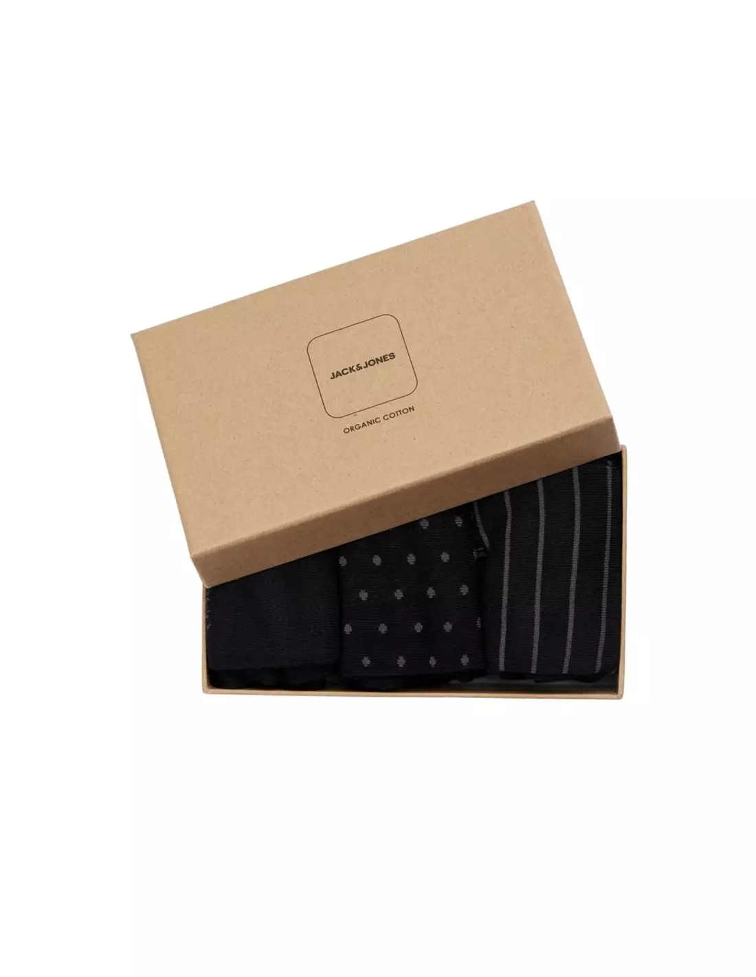 JACARBO ORGANIC GIFTBOX - Coffret - Chaussettes BLACKDETAILBLACK