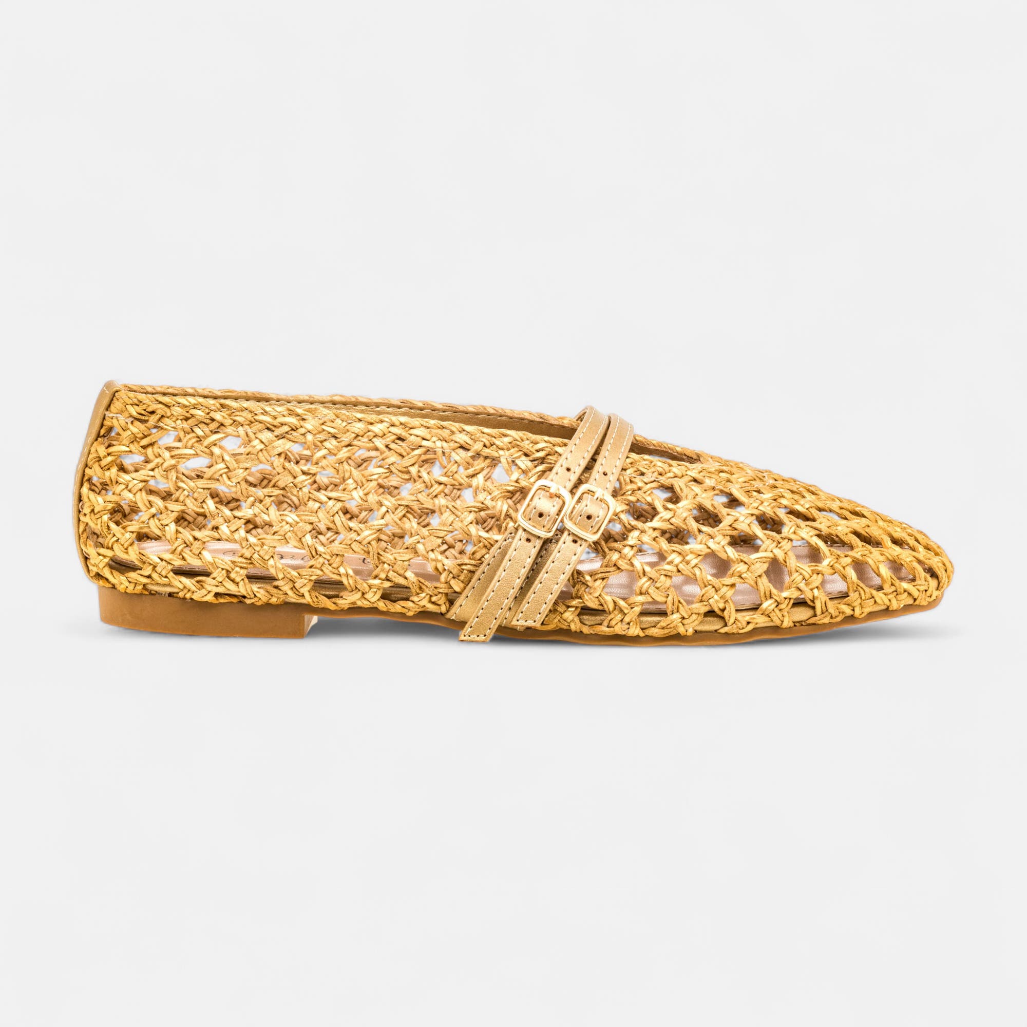 Ballerines Femme or