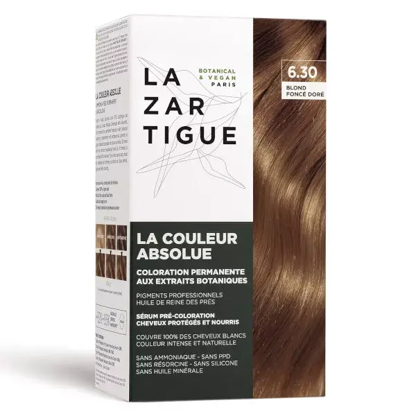 Lazartigue Absolute Color Louro Dourado Escuro Tinta para Cabelo 6.30