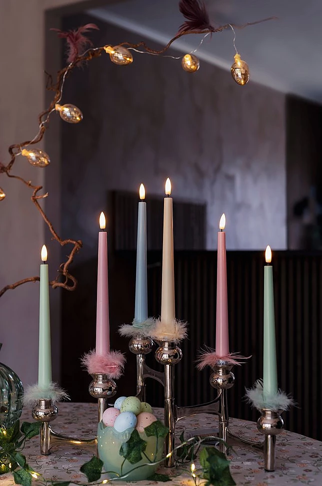 FLAMME CANDY batteridrevet antikklys