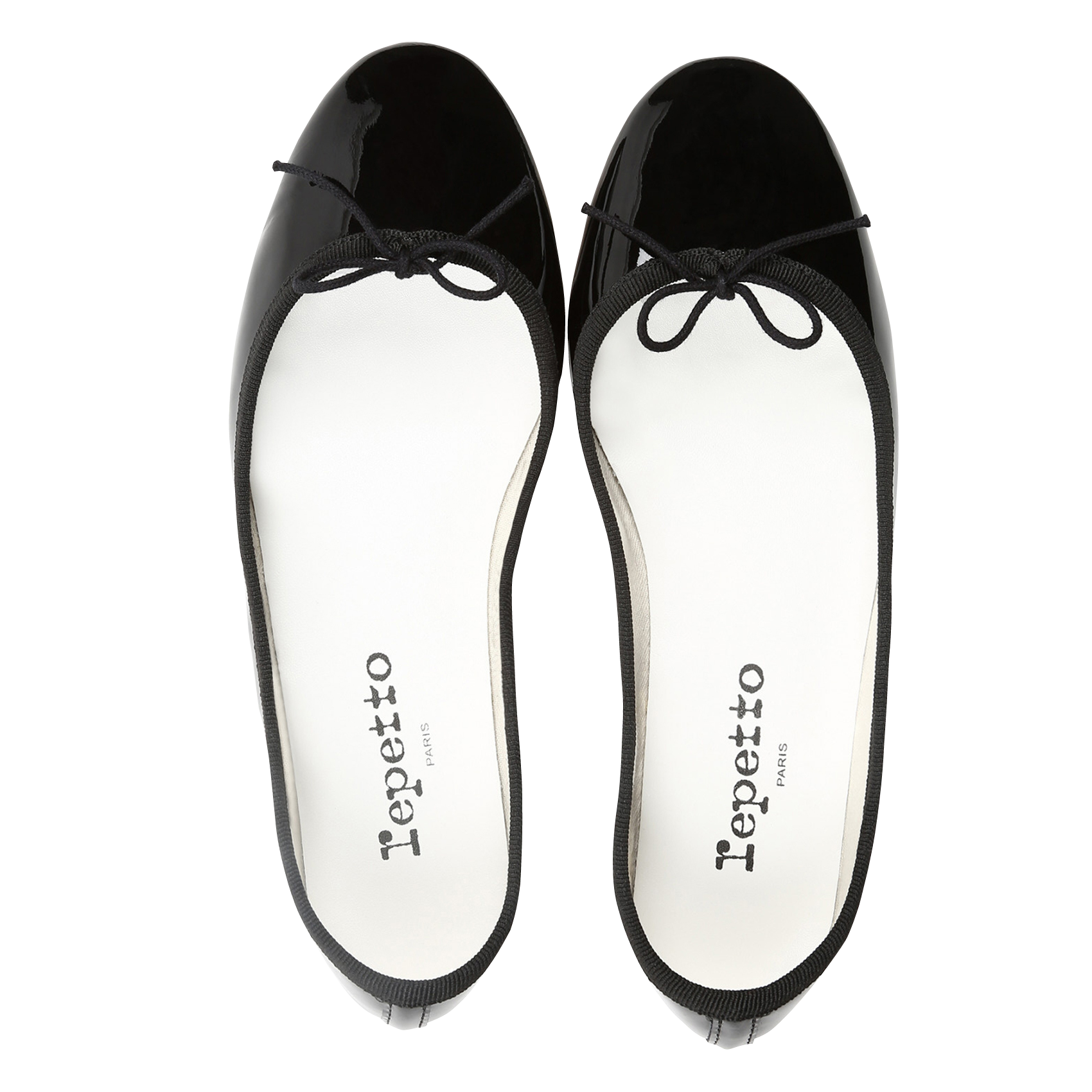 CENDRILLON - Ballerines vernies en cuir vernis | Noir